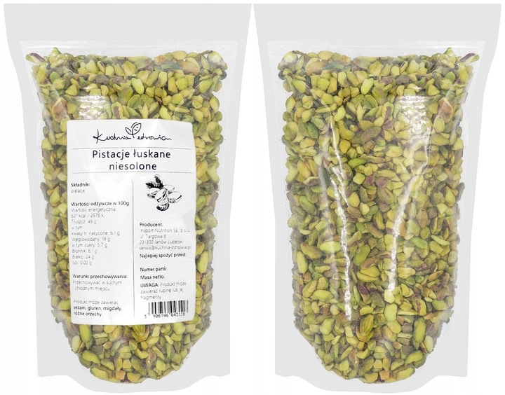 PISTACJE NIESOLONE ŁUSKANE 250g BEZ SOLI BEZ ŁUPINY | KUCHNIA ZDROWIA