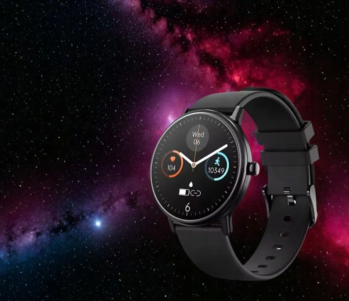 ZEGAREK SMARTWATCH SPORTOWY ROZMOWY MĘSKI DAMSKI POLSKIE MENU CZARNY 2PASKI