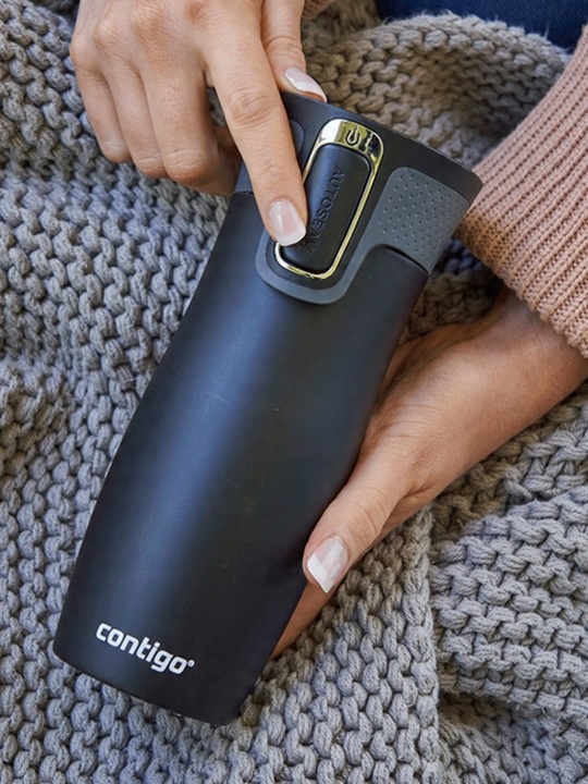 Kubek termiczny Contigo West Loop 2.0 470ml - czarny mat