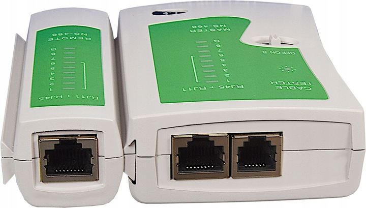 TESTER OKABLOWANIA LAN DO KABLI PRZEWODÓW SIECIOWYCH LED RJ45 RJ11RJ12