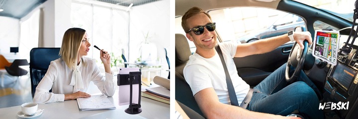 UCHWYT NA TELEFON TABLET DO SAMOCHODU SZYBA KOKPIT