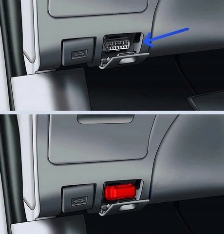 INTERFEJS DIAGNOSTYCZNY 24DIAG V501 ELM327 BLUETOOTH 5.0 OBD2 iOS ANDROID