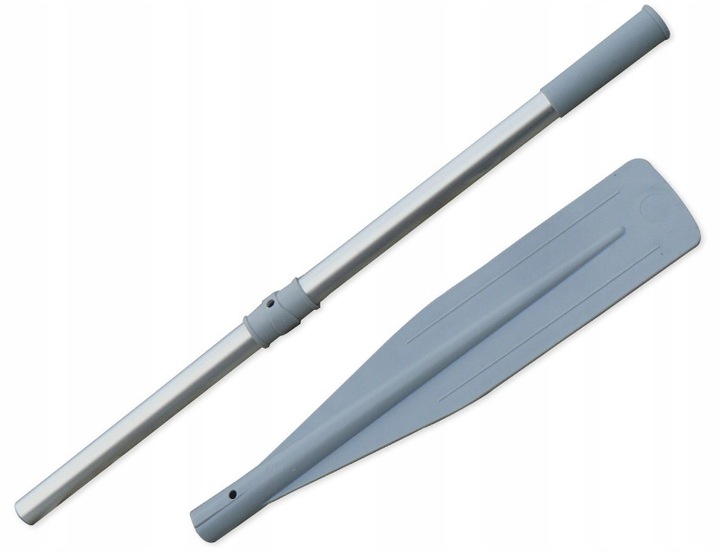 Wiosło pontonowe aluminiowe szare 174,5 cm