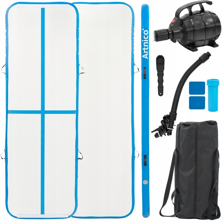 MATA GIMNASTYCZNA DMUCHANA ŚCIEŻKA AKROBATYCZNA 3m MATERAC ĆWICZEŃ AIRTRACK