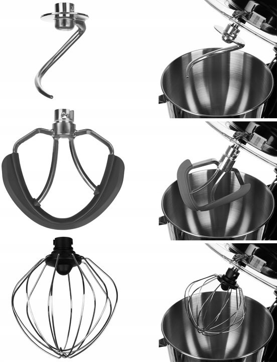 Robot Kuchenny Planetarny Maszynka do Mielenia Mięsa Blender 3w1 2200W