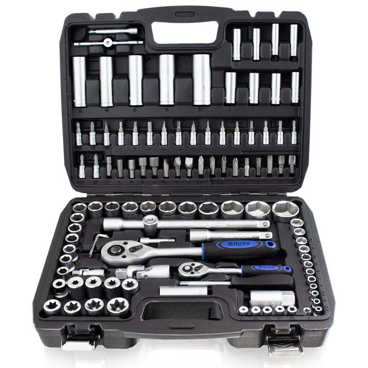 Zestaw Kluczy Nasadowych w Walizce Grzechotka 108 Elementów