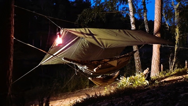 Płachta biwakowa BUSHMEN EASY Tarp 3×3m