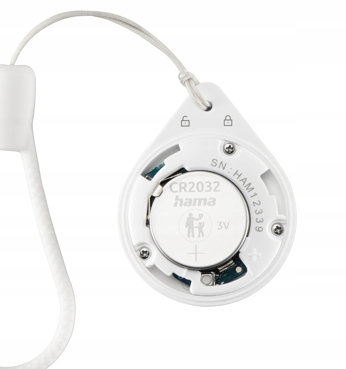 Lokalizator GPS Hama Air-Tag Apple find me Bluetooth biały