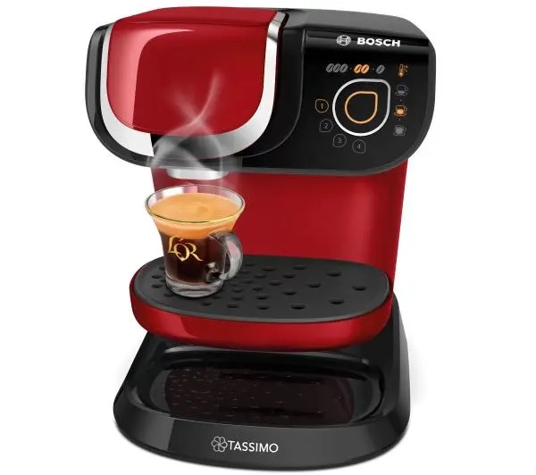 Ekspres kapsułkowy Bosch Tassimo My Way 2 TAS6503 1500W 1,3L Czerwony