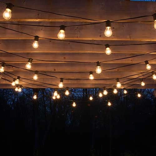 GIRLANDA LAMPKI LED DUŻE 5,5m 10KUL OŚWIETLENIE DO DOMU OGRODU NA TARAS