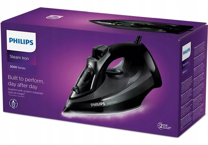 Żelazko Philips DST5040/80 SteamGlide Plus Azure czarne