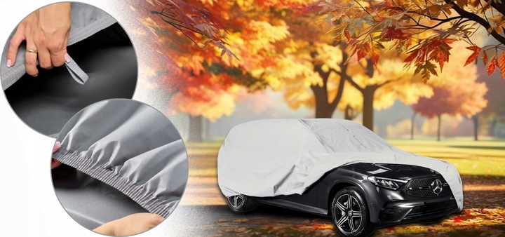 Pokrowiec na Samochód SUV/Minivan L2 480-505 Classic Plandeka na Auto-Szary