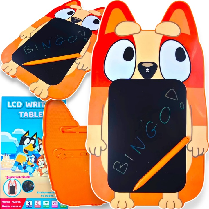 BLUEY I BINGO TABLET DO RYSOWANIA DLA DZIECI TABLICA EDUKACYJNA 8 CALI
