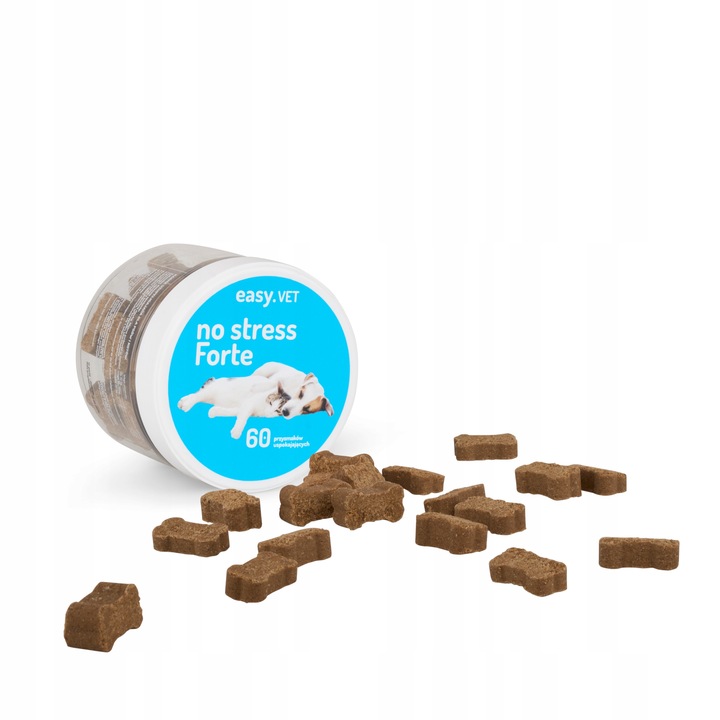 NA STRES, smaczki funkcjonalne dla psa i kota, 60szt., no stress Forte