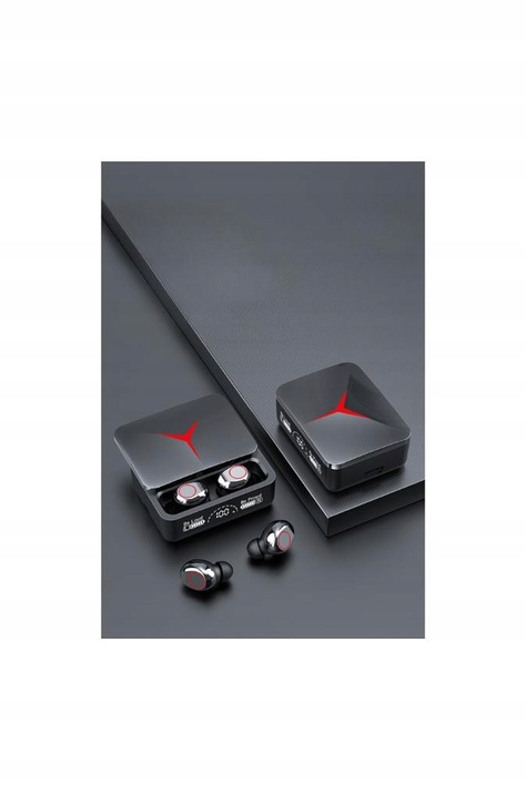 SŁUCHAWKI BEZPRZEWODOWE DOUSZNE M90 PRO MIKROFON BLUETOOTH 5.3 + POWERBANK