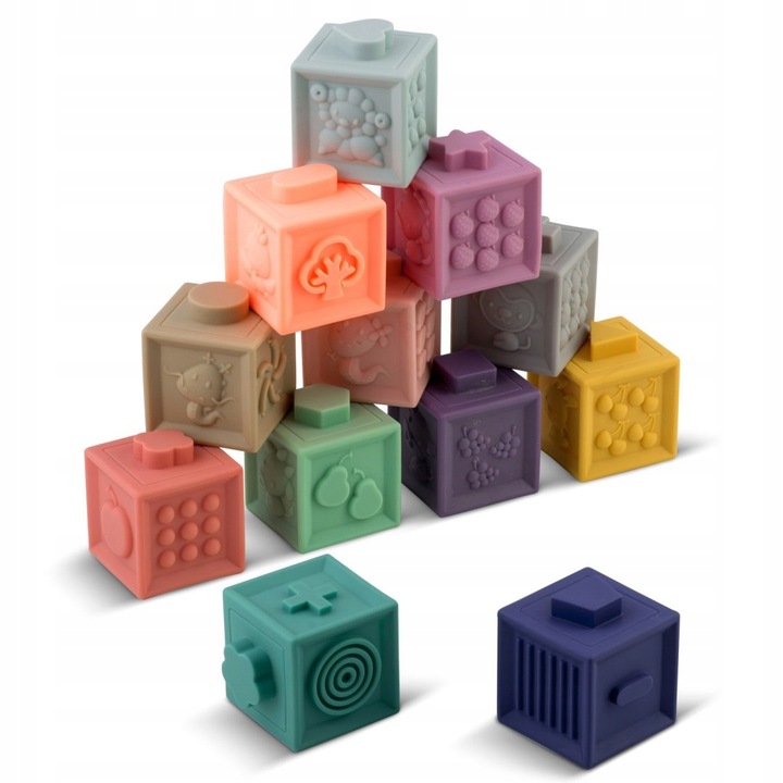 ZABAWKA DO KĄPIELI 24 ELEMENTY MONTESSORI KLOCKI SORTER DLA DZIECI PREZENT