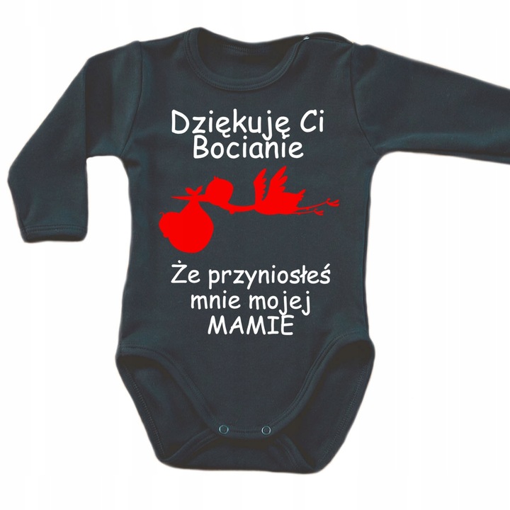 ŚMIESZNE BODZIAKI niemowlęce ubranka BOCIAN 56-104