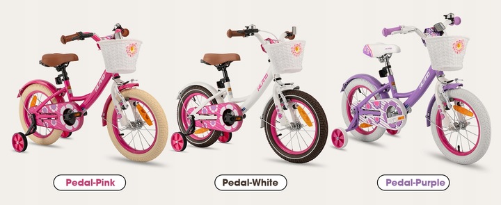 16-calowy rower dla dzieci dla 4-7 lat Koło treningowe Hand&Coaster Hamulec