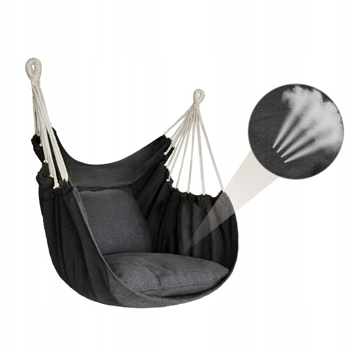 NOWOCZESNY HAMAK FOTEL OGRODOWY WISZĄCY KRZESŁO HUŚTAWKA