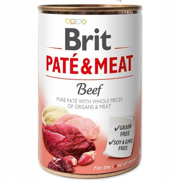 Brit Pate&Meat Mokra Karma Dla Psów Mix Smaków 24x400g