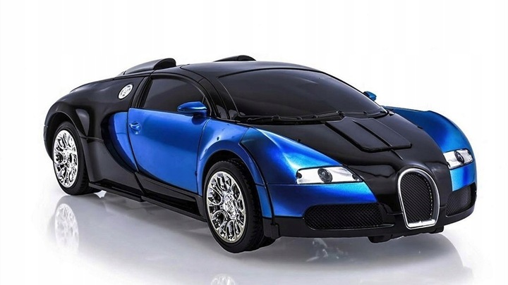 ROBOT SAMOCHÓD 2W1 BUGATTI ZDALENIE STEROWANY R/C PILOT USB AKUMULATORY