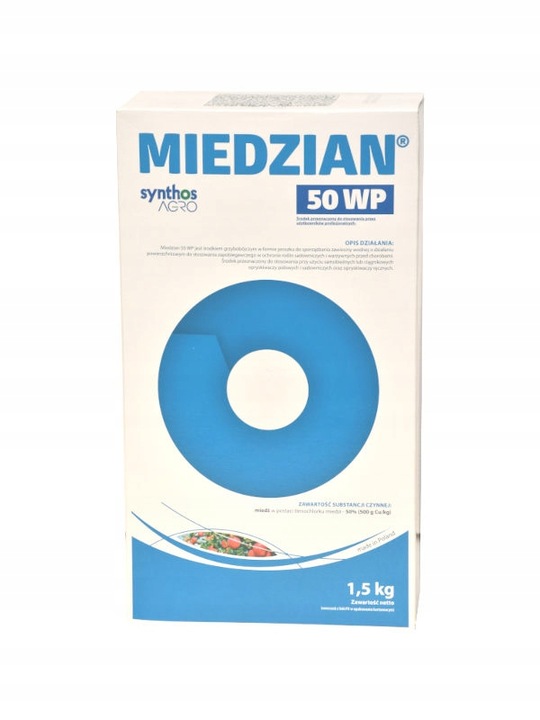 Miedzian 50 WP 1,5 KG grzybobójczy parch zaraza