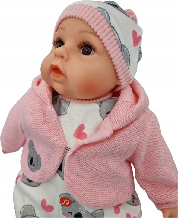 LALKA BOBAS MÓWI I ŚPIEWA POLSKI 45CM+SMOCZEK_67