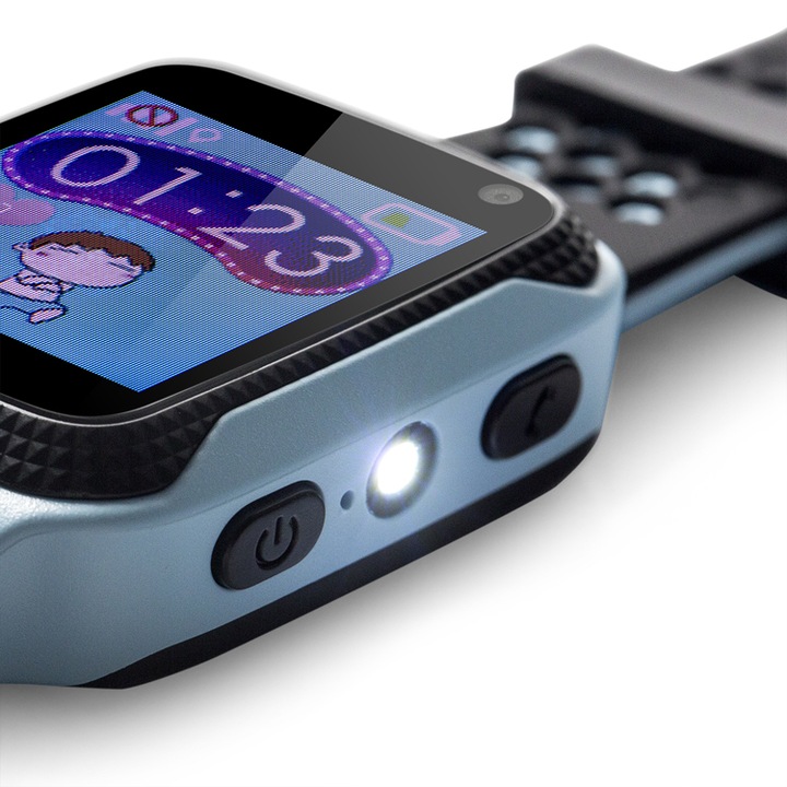 SMARTWATCH ZEGAREK DLA DZIECI SIM GPS LED KAM LOKALIZATOR ROMOWY