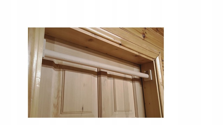 Drążek do podciągania drewniany we framugę, nie rozporowy, jedyny taki