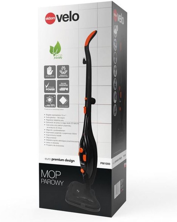 Mop parowy MYJKA WIELOFUNKCYJNA 1300W ELDOM PM1000 MYJKA ciśnieniowa 10w1