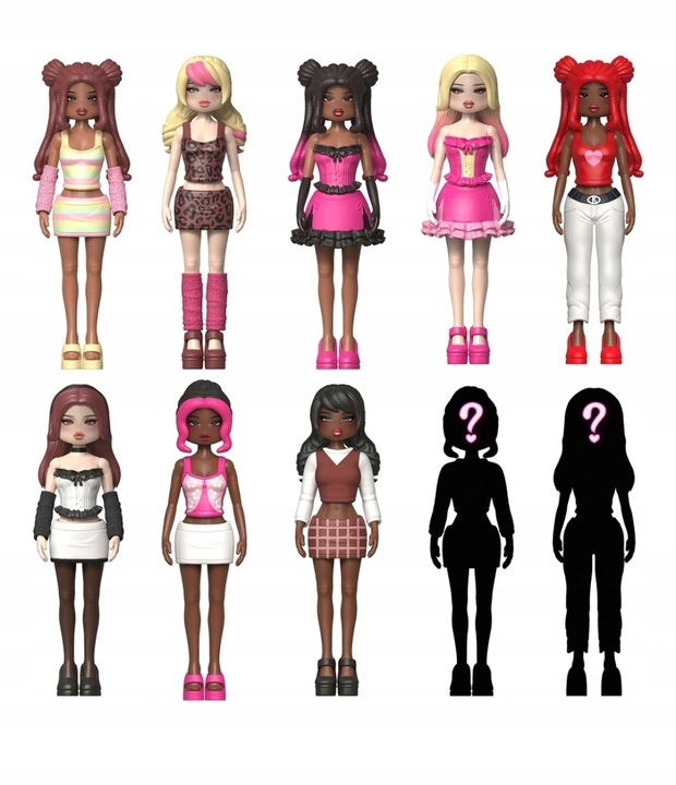 DRESS TO IMPRESS MYSTERY MODEL LALKA I AKCESORIA + KOD DLC