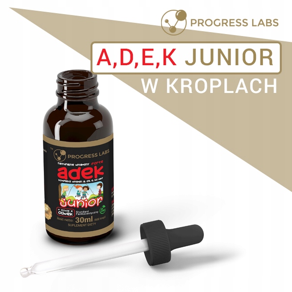 Witamina ADEK A D3 E K2 MK-7 Dla Dzieci 30ml