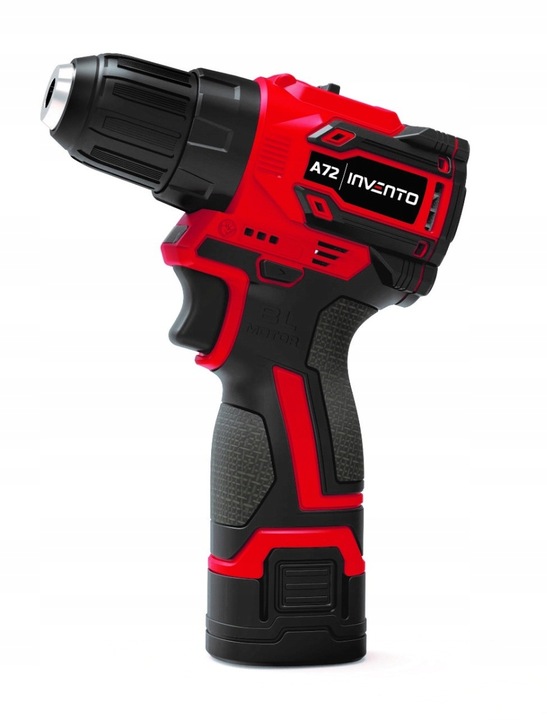 Wiertarka akumulatorowa 3/8 INVENTO A72 - zestaw 2x 1,5Ah + adapter na bity