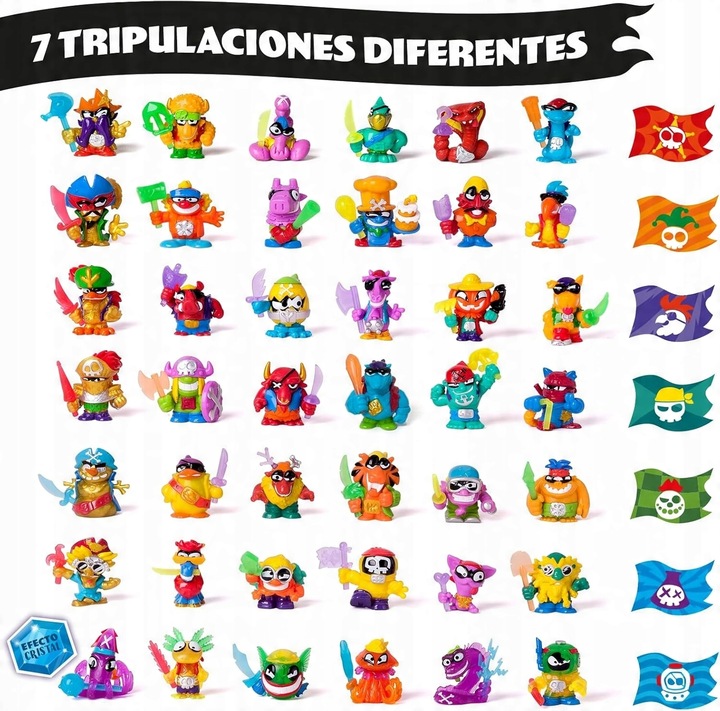 MagicBox - Piratix Seria 2 Shark Treasure -Box 24 sztuki saszetek z figurką