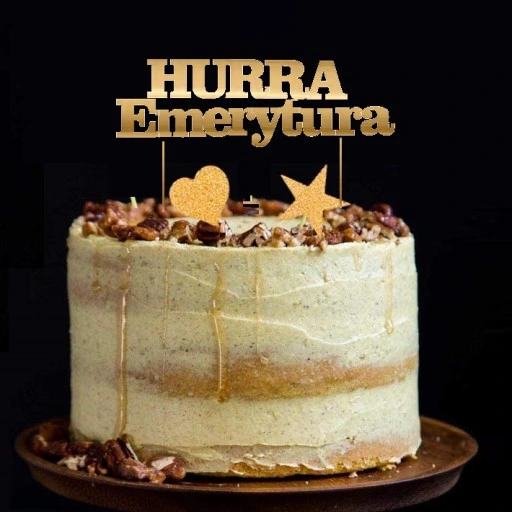 ZESTAW dekoracji z okazji przejścia na EMERYTURĘ