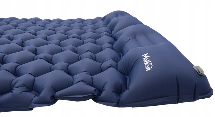 Materac Dmuchany Łóżko Dwuosobowe Z Pompką Do Spania Turystyczne Mata Lekka