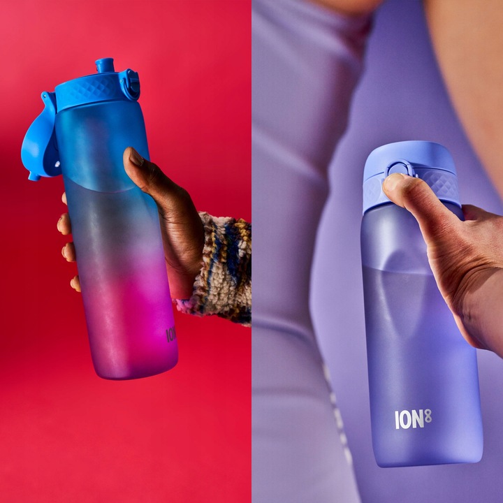 BIDON BUTELKA SPORTOWA NA WODĘ ION8 BLUE NIEBIESKI Z ATESTEM 500 ml / 0,5 l