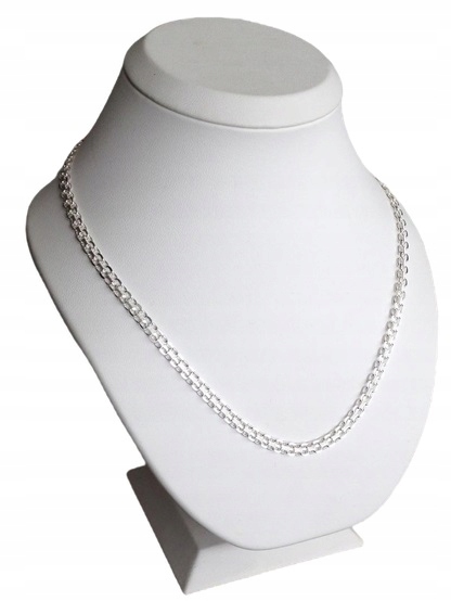 GRUBY Łańcuszek srebrny Naszyjnik DAMSKI próby 925 (na PREZENT)