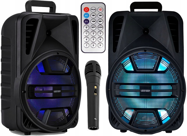 MOCNA KOLUMNA ESTRADOWA KARAOKE 1000W BLUETOOTH