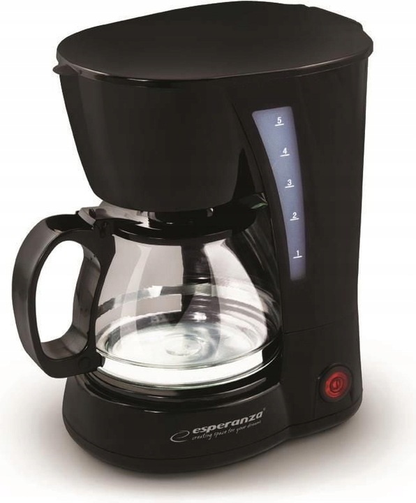 Ekspres przelewowy Esperanza Robusta EKC006 0,6 l CZARNY