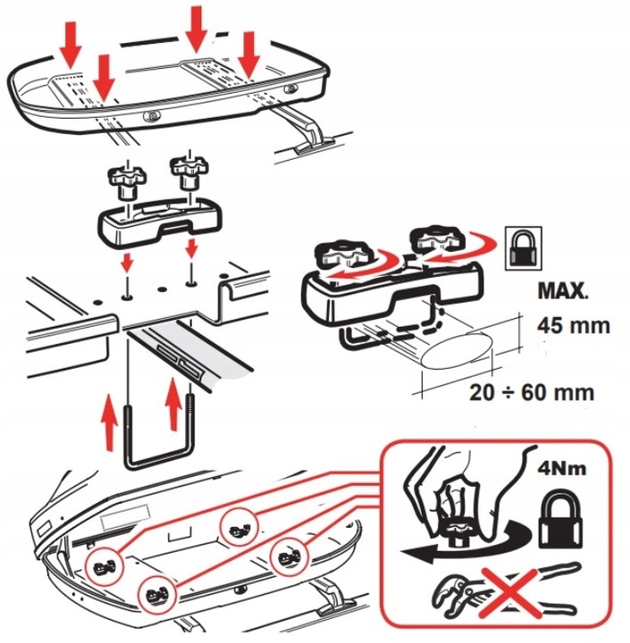 Box dachowy bagażnik Inter Pack Stella 440 czarny mat