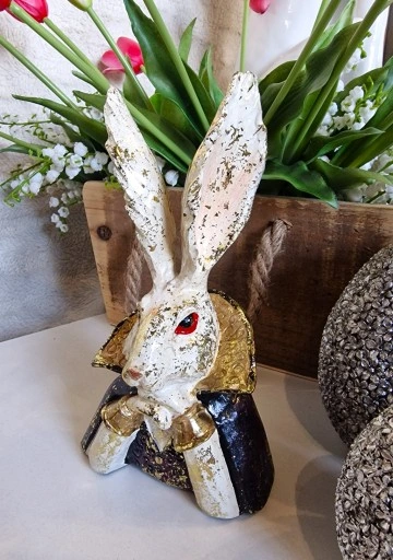 FIGURKA FIGURA - POPIERSIE ZAJĄCA KRÓLIKA model II