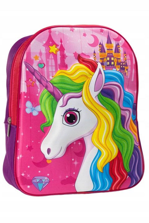 PLECAK 7L SZKOLNY PRZEDSZKOLNY JEDNOROŻEC różowy DO przedszkola dla dzieci