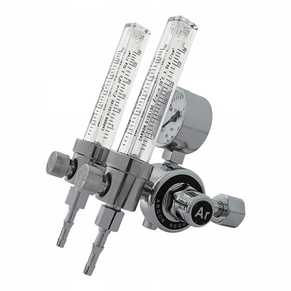 REDUKTOR BUTLOWY Argon CO2 z 2 rotametrami SHERMAN