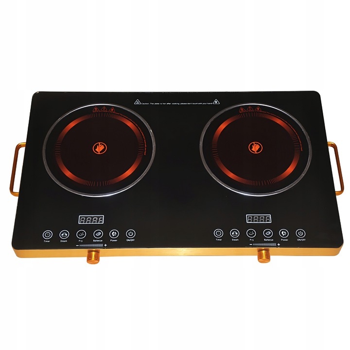 KUCHENKA PŁYTA CERAMICZNA PODWÓJNA DWUPALNIKOWA