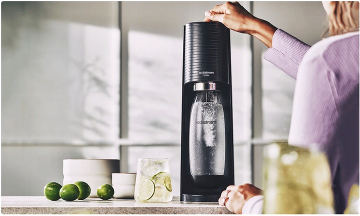 Saturator do wody Soda Stream TERRA Czarny + 2 butelki