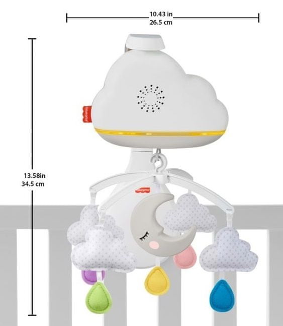 Karuzela na łóżeczko Uspokajacz Chmurkowa Fisher Price GRP99