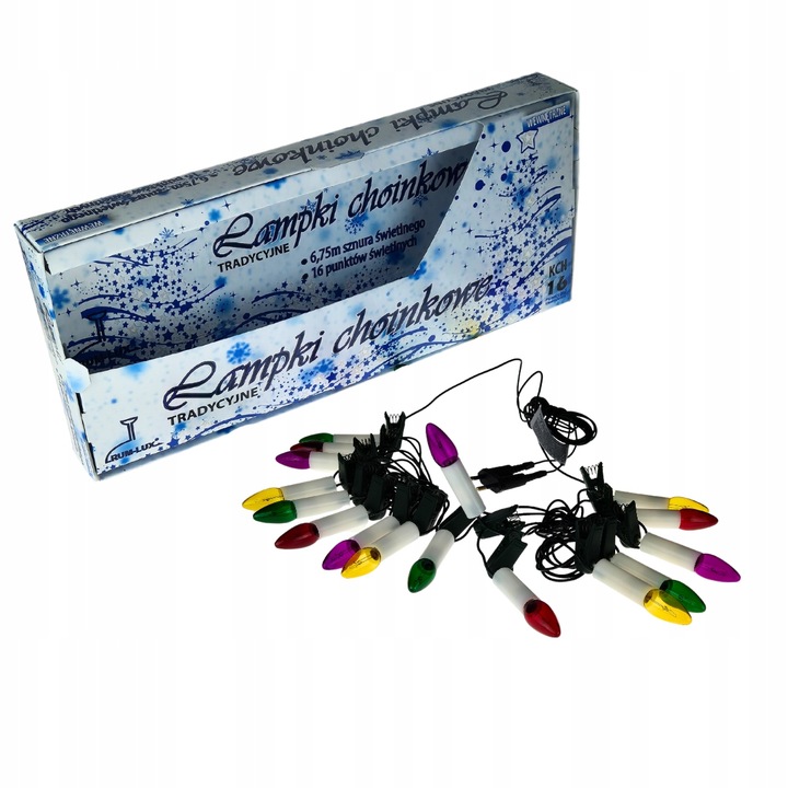 Światełka choinkowe Lampki tradycyjne PRL Świeczki żabki na choinkę Retro 3