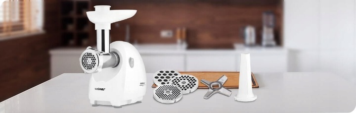 MOCNA MASZYNKA DO MIELENIA MIĘSA ZELMER ZMM4080B 1900W 3 SITKA