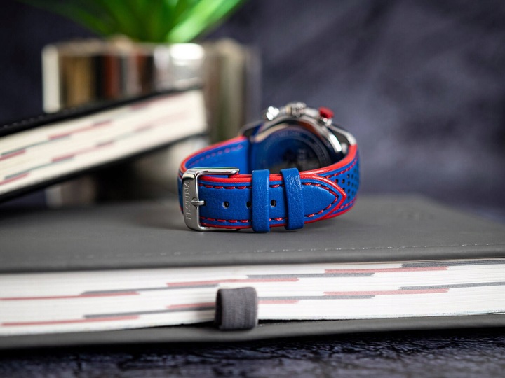 Festina skórzany zegarek dziecięcy na rękę niebieski Junior UF20458/2